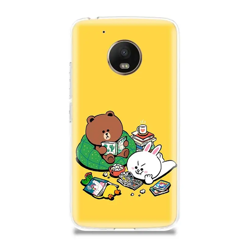 Медведь Друзья трендовые аксессуары чехол для телефона Motorola Moto G7 G6 G5S G5 E4 плюс G4 E5