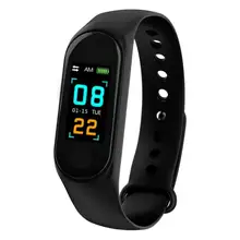 Color LCD Screen M3 Smart Bracelet Band Heart Rate Monitor Blood Pressure Fitness Tracker Smart Sports Wristband PK mi band 3 kinyo 2018 wristband 24 hours heart rate smart bracelet fitness tracker 0 66 inch big screen smart band male pk xiomi mi band 3
