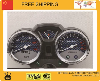 

LED LCD digital speedometer motorcycle part accessories free shipping machanic style FIT HJ125-8E GN125-2F