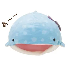 Soft Toys 28/44CM Kawaii Blue Whale Plush Toys Cute Marine Animal Office Nap Pillow Soft Toys Children Holiday Gifts Stuffing