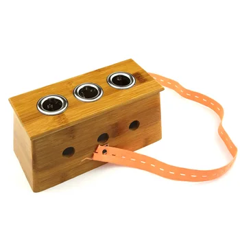 

BEYONTH Three Hole Moxibustion Bamboo Box Moxa Burner for Acupuncture Massage Device Beauty Health Care