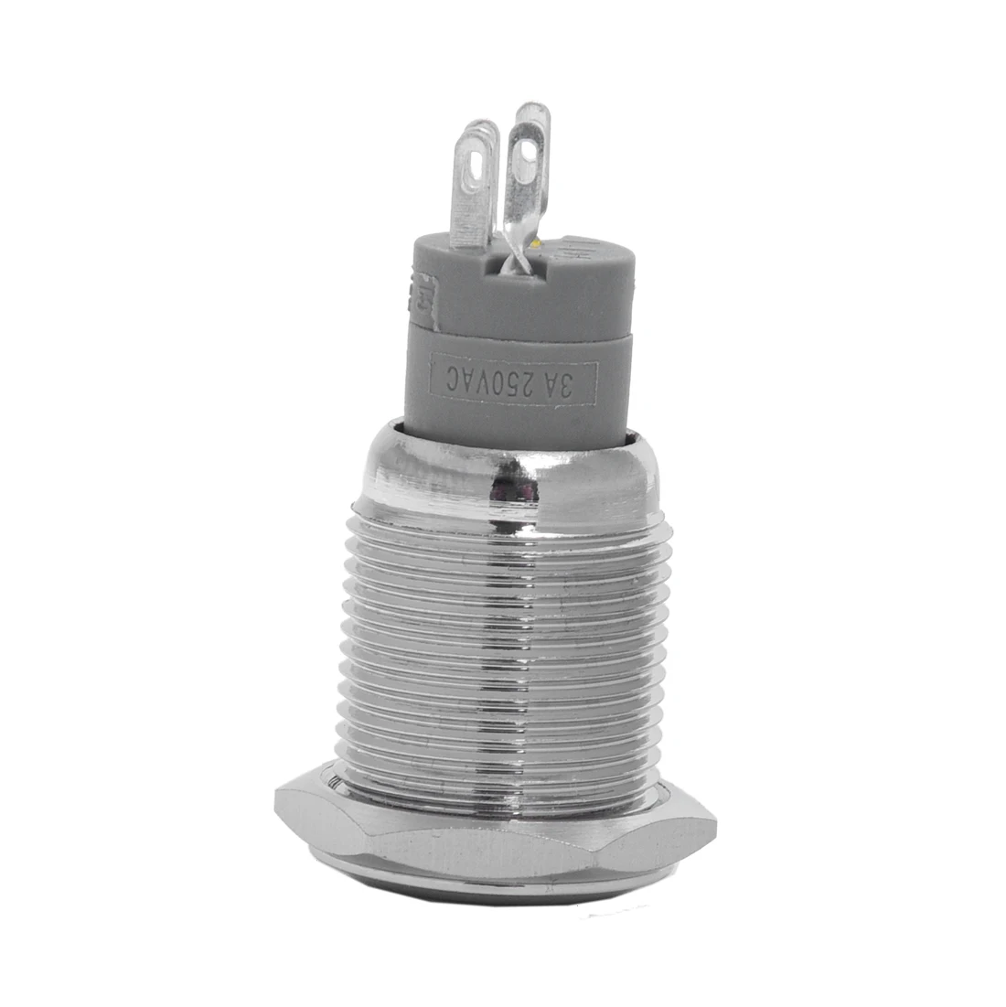 Switches Push Button 16 mm 12V 3A Yellow Metal TOP | Обустройство дома