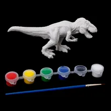 DIY раскраска картина Животное Динозавр Модель Рисунок граффити Дети Детские игрушки
