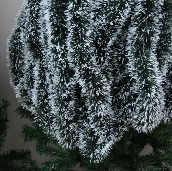 Рождественские полосатые топы, украшения в полоску, темно-зеленая гирлянда, яркие белые рамки, цветная лента для дерева, полоса Lahua bold+ B