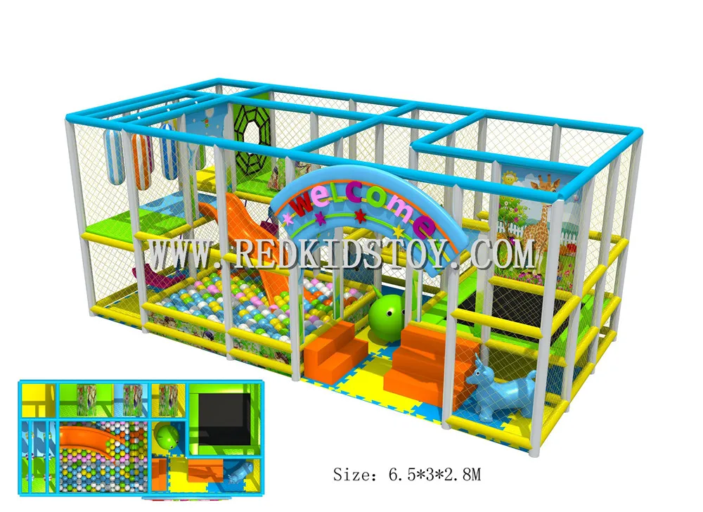 Exported to Canada Eco friendly Kindergarten Soft Indoor Playground CE