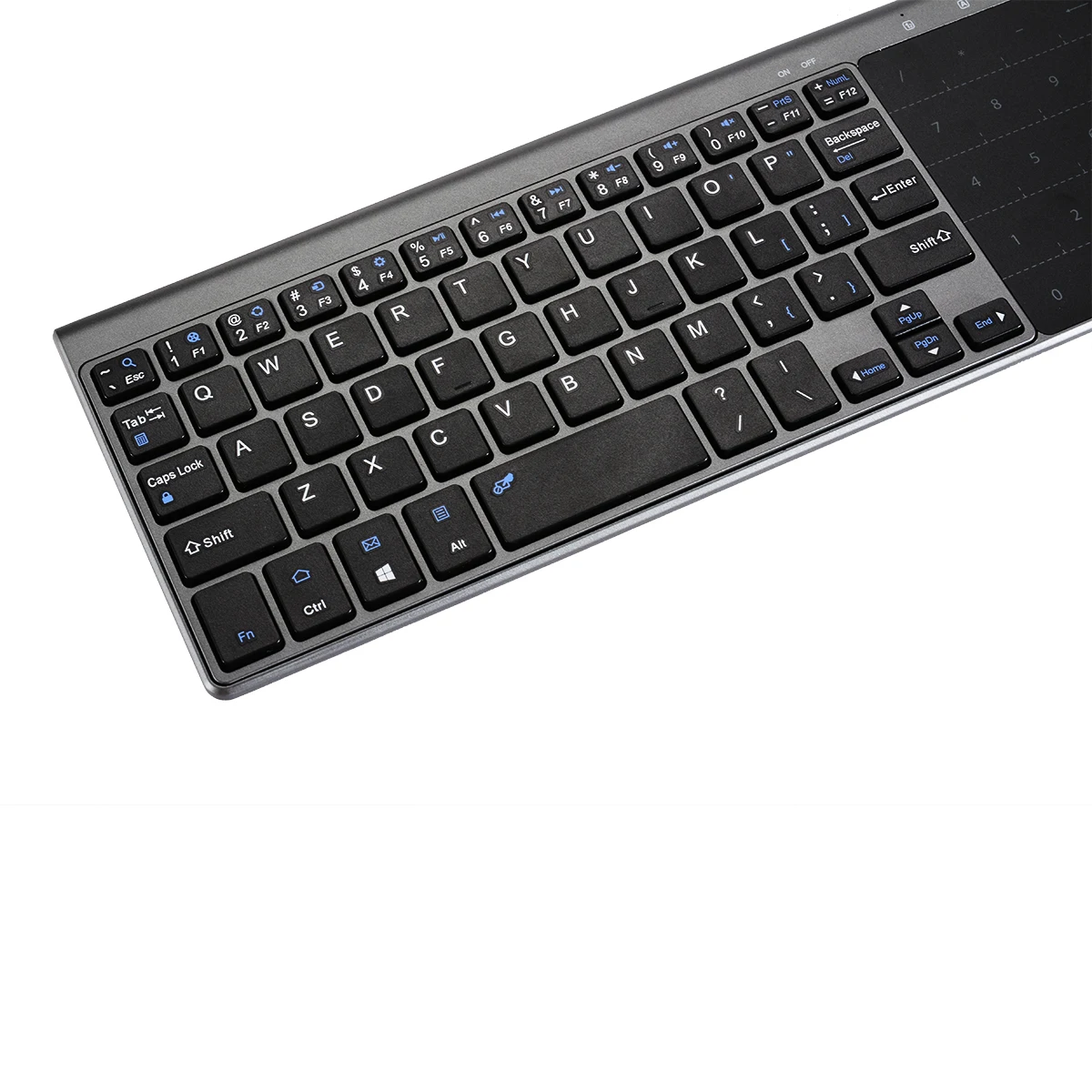1pc Professional Black Keyboards High Quality Wireless Touch Keyboard With Touchpad For Computer PC Connected Smart TV