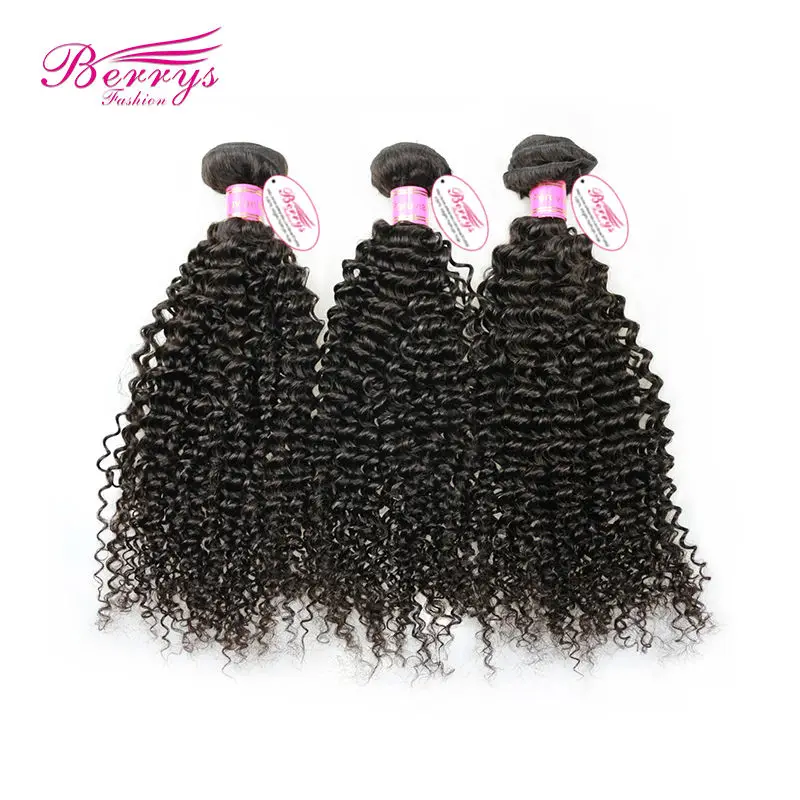 Berrys Kinky Hair Weave 8A Peruvian Virgin Hair Kinky Curly Hair Super
