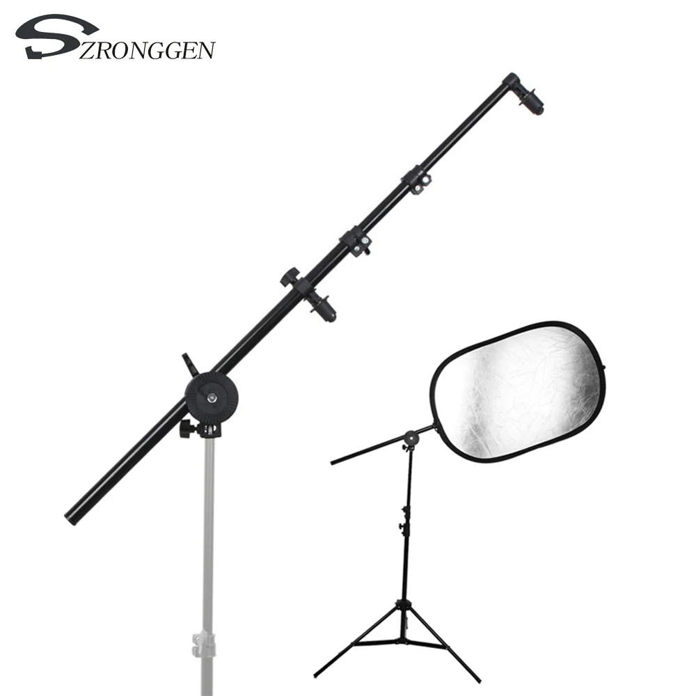 

PRO Studio Photo Holder Adjustable Direction Bracket Swivel Head Reflector Arm Support 24"-66"