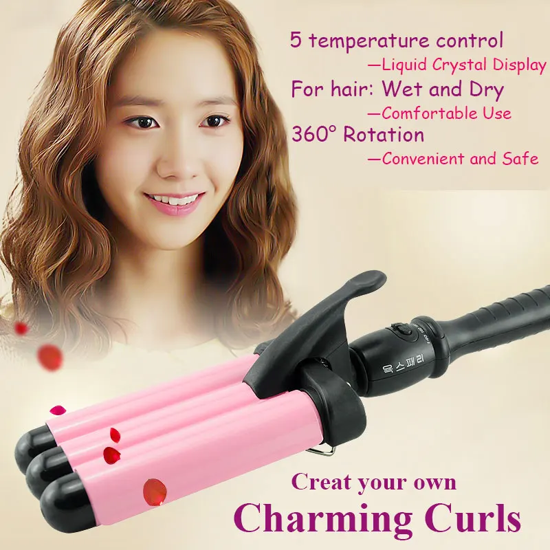 Buy HOT 2016 Best digital hair curler Korea Style 3
