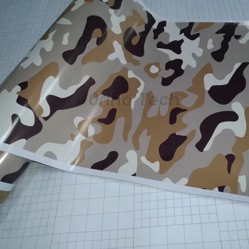 Desert Camo Wrap Film Camouflage Vinyl Wrap With Air Bubble Free Desert Car Wrap Sticker Graphic Size:1.52*5/10/15/20/25/30m