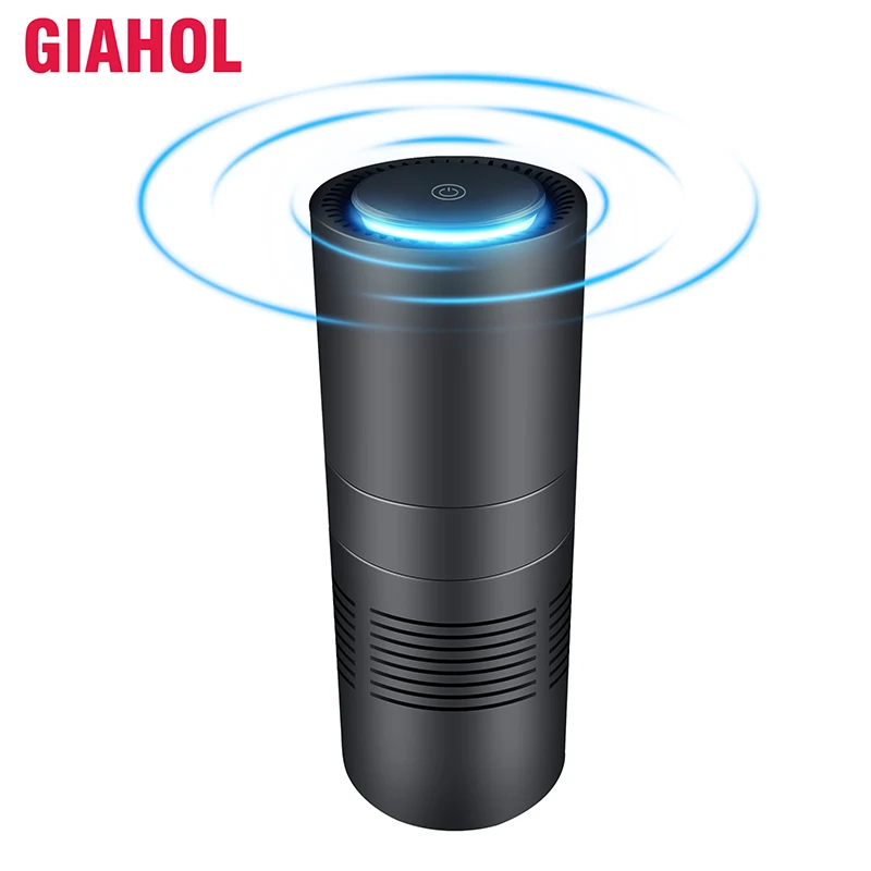Mini Car Air Purifier Aroma diffuser HEPA filter Air Purifier PM2.5 Sensor Remove Formaldehyde Dust for Home Office Car Supplies