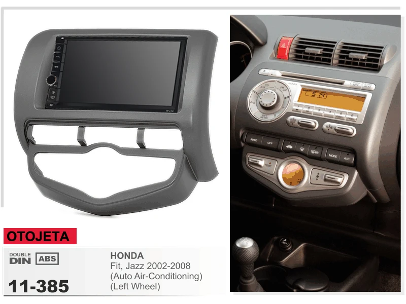 

Fit for honda fit jazz auto ac LHD 2002-2008 quad core android 8.1 frame plus car radio multimedia head units tape recorder gps