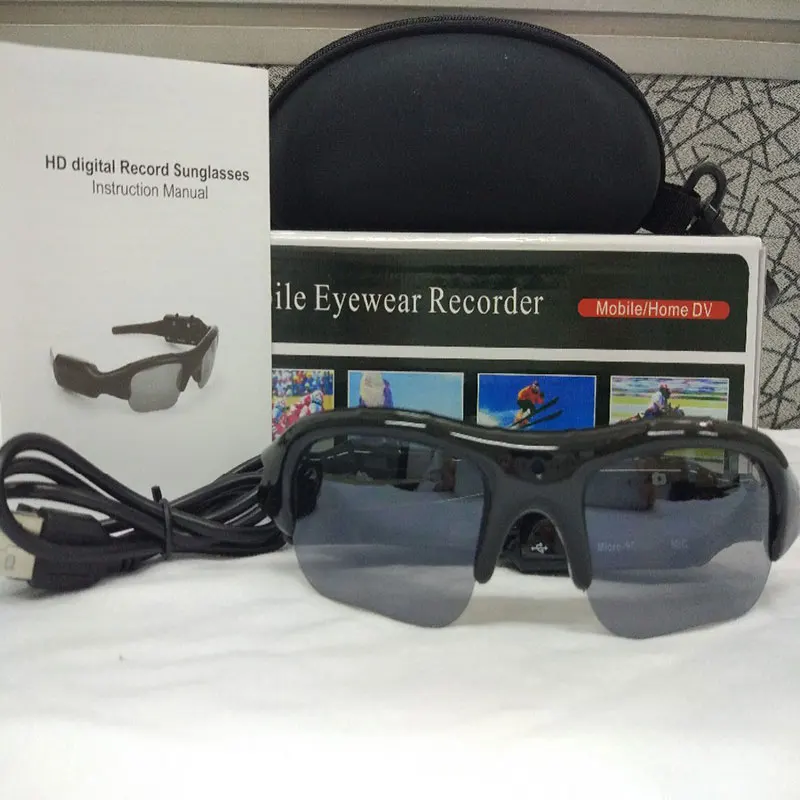 Новые смарт очки HD Цифровая камера солнцезащитные DV104 DVR видеорегистратор Аудио DV