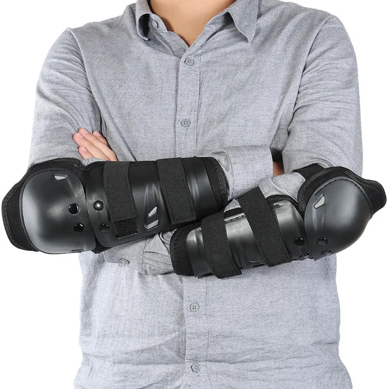 

4pcs Unisex Knee Elbow Guard Kit for RC Bike Skate Ski Excellent Adult Elbow Knee Protective Gear Sport Protection Complete Set