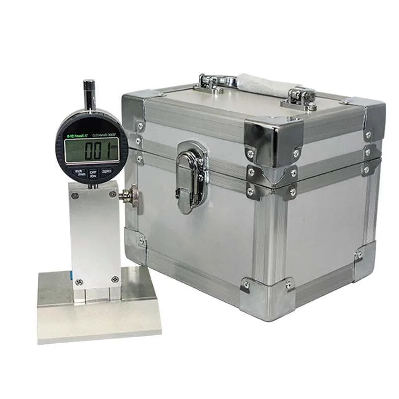 US $180.00 Digital Display Road Standard Line Thickness Gauge Accuracy 001mm Electronic Thickness Tester Meter With Dial Indicator