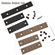 Пикатинни рейку для 16,2/12,5 дюймов LVOA-C алюминиевый поручень рейку BK/DE