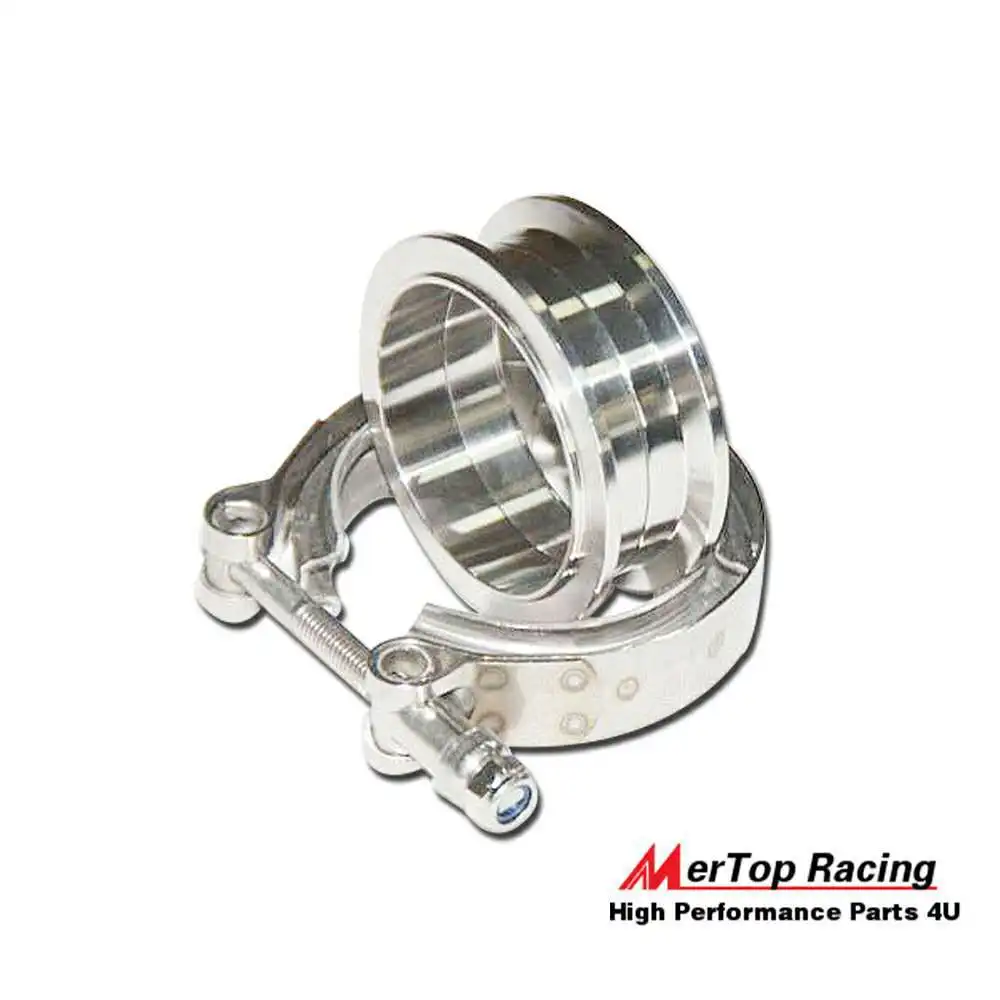 Mertop 3.5" Steel Exhaust V Band Clamp Flange Kit V band vband MALE