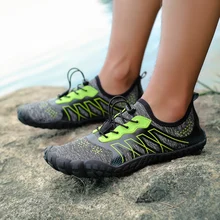 Мужская обувь летние легкие Вес нескользящий, водонепроницаемый мужской походная туристическая обувь Лидер продаж Высокое качество Большой размер 35-47 мужская обувь для бассейна