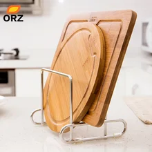 ORZ Cutting Board Holder Knife Block Tools Organizer Kitchen Storage Rack Stainless Steel Dish Rack Cutting Boards Stand ORZ Cutting Board Holder Knife Block Tools Organizer Kitchen Storage Rack Stainless Steel Dish Rack Cutting Boards Stand