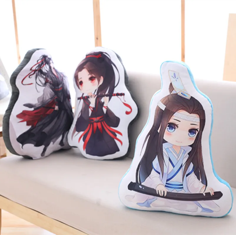 Giancomics 50 см Mo Dao Zu Shi Wei Wuxian Lan Wangji плюшевая гуманоидная Подушка валик Grandmaster Demonic