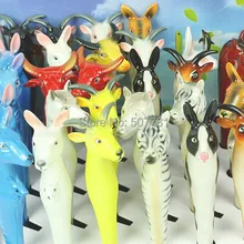 Животные деревянная ручка, 20 шт./лот поставляться случайных продвижение