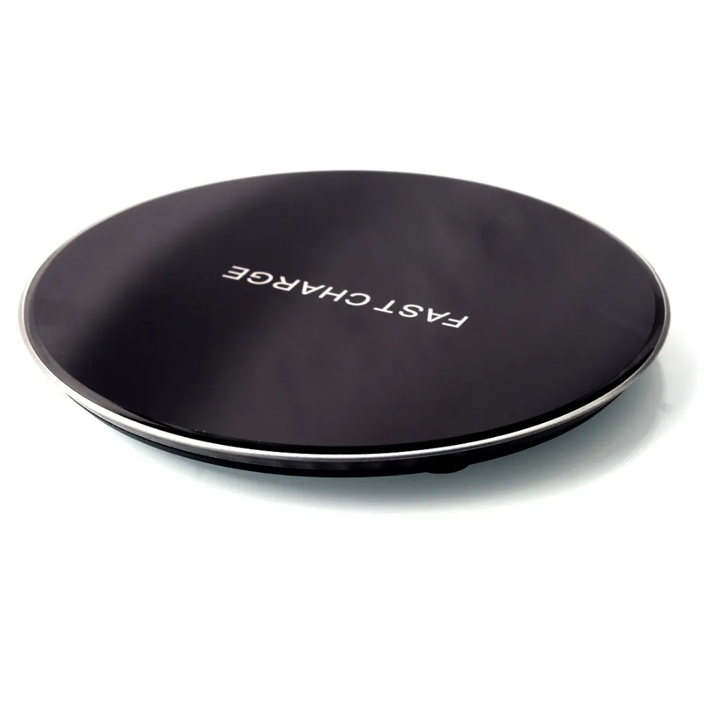 

FCLUO QI Wireless Charger Acrylic Intelligent 5W/10W Charging Device Quick Charging Base for All Qi-Enabled Device For iPhone XR