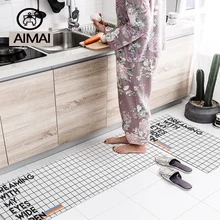 Черный, белый в клетку/плед искусственная кожа водонепроницаемый коврик на кухню бегун моющийся нескользящий удобный износоустойчивый место коврики ковер