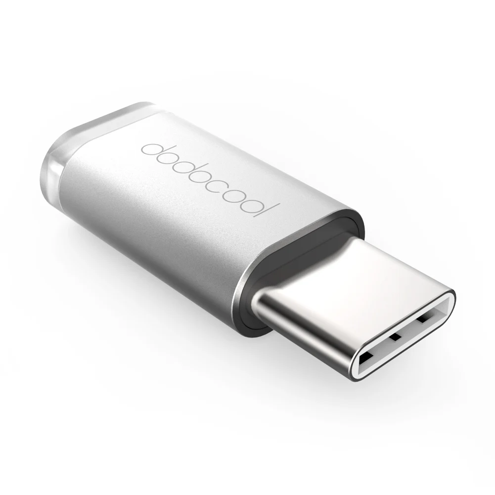 Адаптер конвертер dodocool с USB 3 1 Type C папа на Micro мама для Samsung Xiaomi mi5 4C redmi pro OnePlus 2
