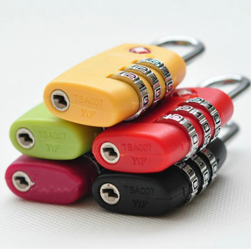 3 Digit Code Combination TSA JULY'S SONG Travel Customs Password Locks Solid Travel Accessories Zinc Alloy Luggage Locks