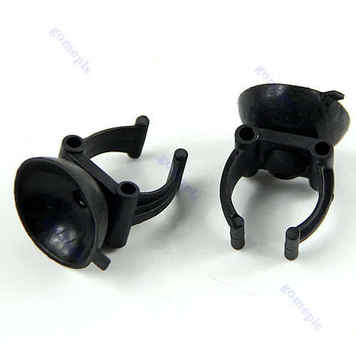 10Pcs/Lot Black Suction Cup Clip 30mm Diameter For Aquarium Heater Tubing Rain Bar Dropshipping | Дом и сад
