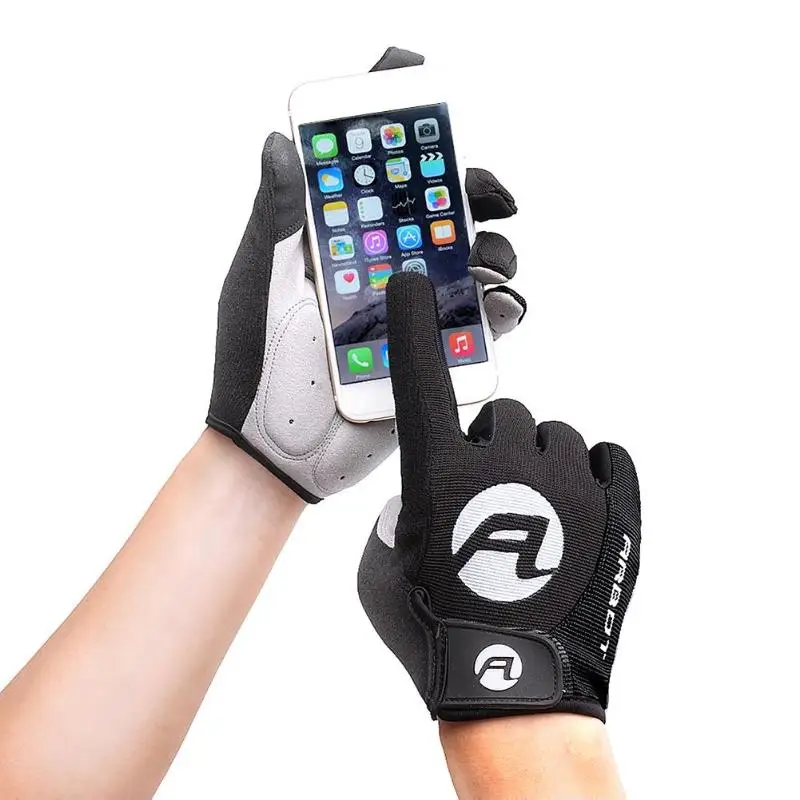 Мужские зимние перчатки для велоспорта с сенсорным экраном лыжные противоскользящие теплые перчатки с полными пальцами утолщенные