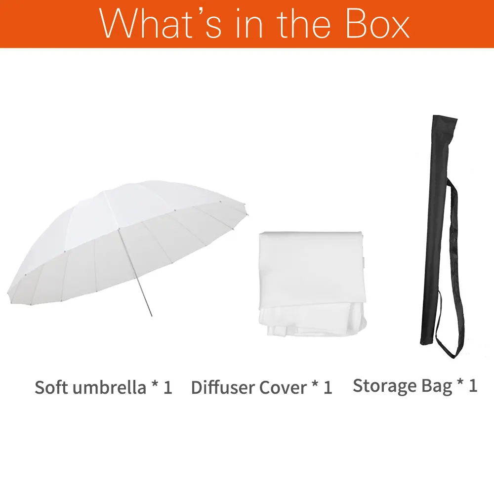 Фотостудия Godox 70 &quot / 178 см белый мягкий светильник ing Umbrella для фотостудии с