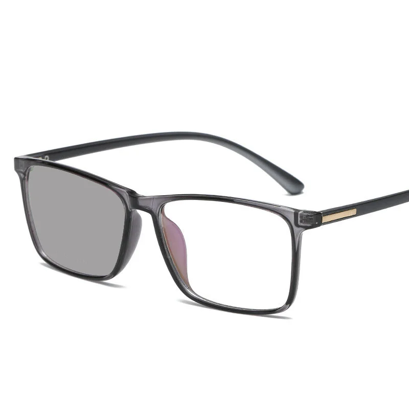 Transition Photochromic Progressive Reading Glasses Sunglasses men Progressive multi-focus with diopters Presbyopia Goggles FML - Цвет оправы: gray