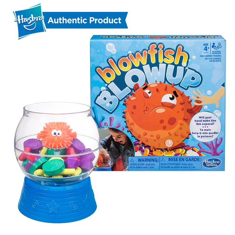 

Hasbro Blowfish Blowup Game For Kids Ages 4 And Up Good For Children To Learn And Play Help Improve Cooperate Ability Preschool