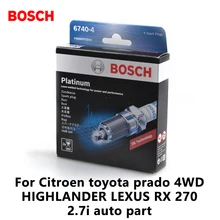 4pieces/set BOSCH Platinum car Spark Plug FR8NPP30W for Citroen toyota prado 4WD HIGHLANDER LEXUS RX 270 2.7i auto part