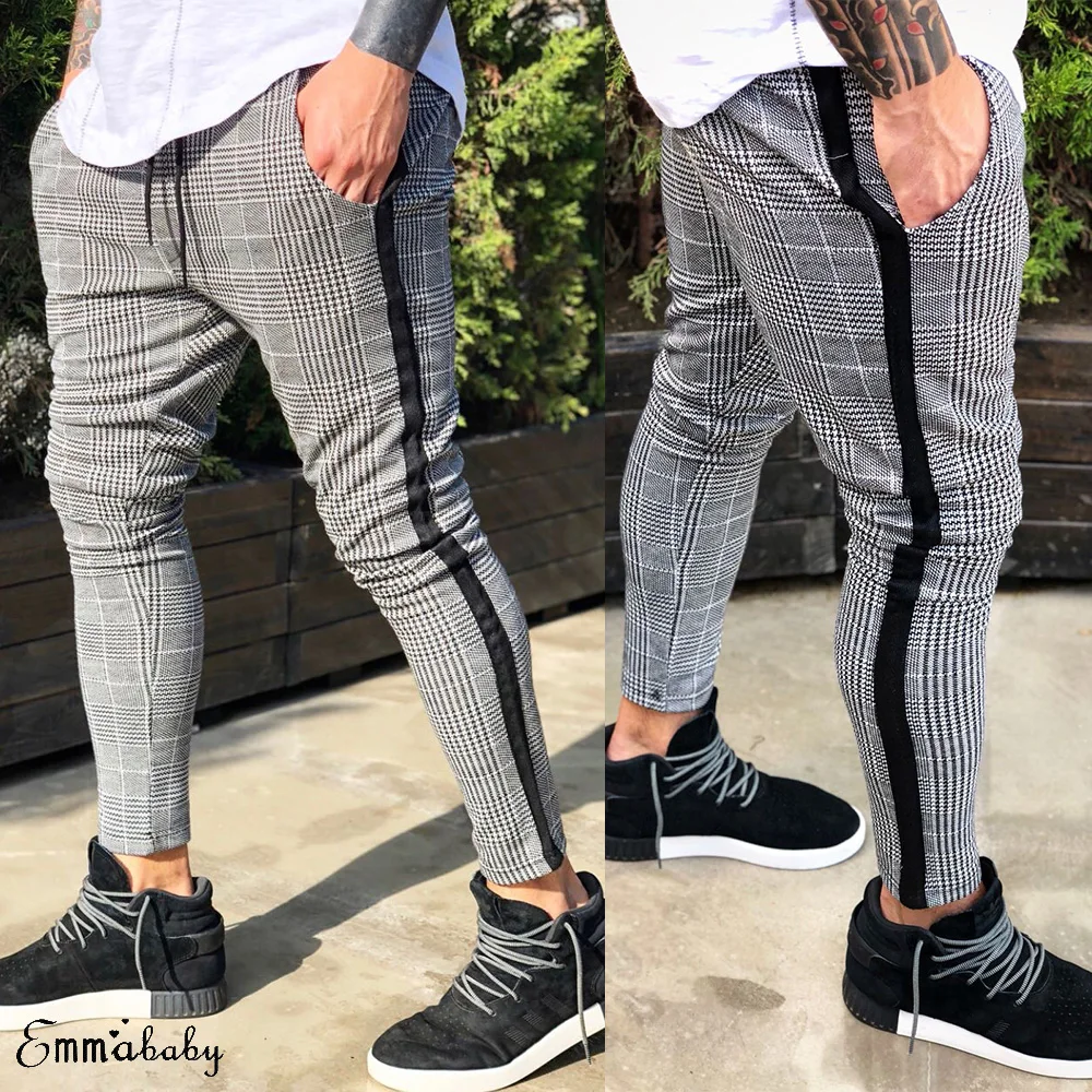Thefound новые мужские зауженные городские прямые брюки повседневные узкие брюки карго