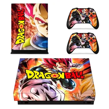 

Dragon Ball Z Super Goku Skin Sticker Decal For Microsoft Xbox One X Console and Controllers Skins Stickers for Xbox One X Vinyl