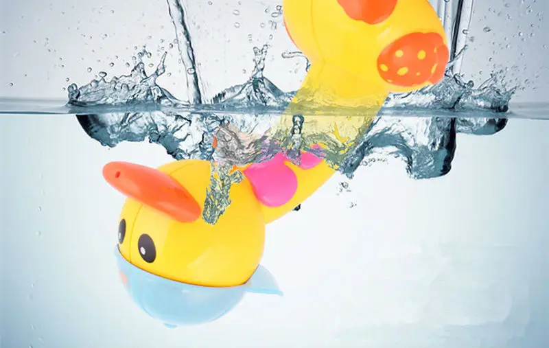 Обнаружение температуры воды Детские Игрушки для ванны обесцвечивание утка s в ванной детское ружье подарок
