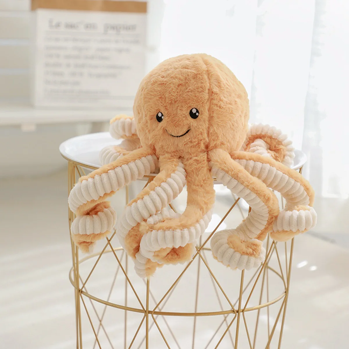 Милая имитация осьминога кулон плюшевые мягкие игрушки мягкие животные аксессуары для дома милые морские жизни Осьминог куклы, детские подарки