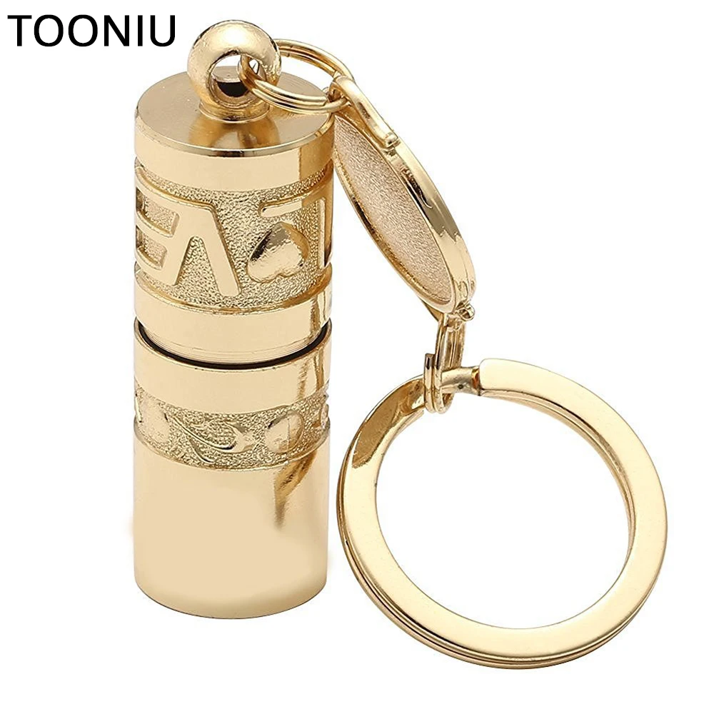 Tooniu mini Keychain LED flashlight LOVE letters emergency night palm flash lightS Torch Lamp