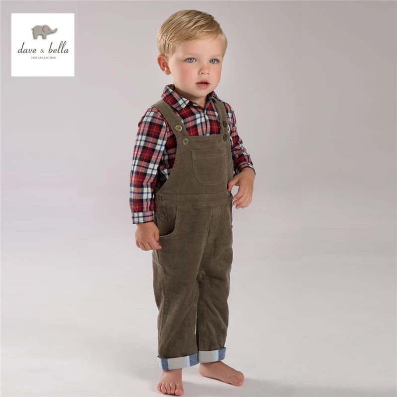 boys khaki overalls