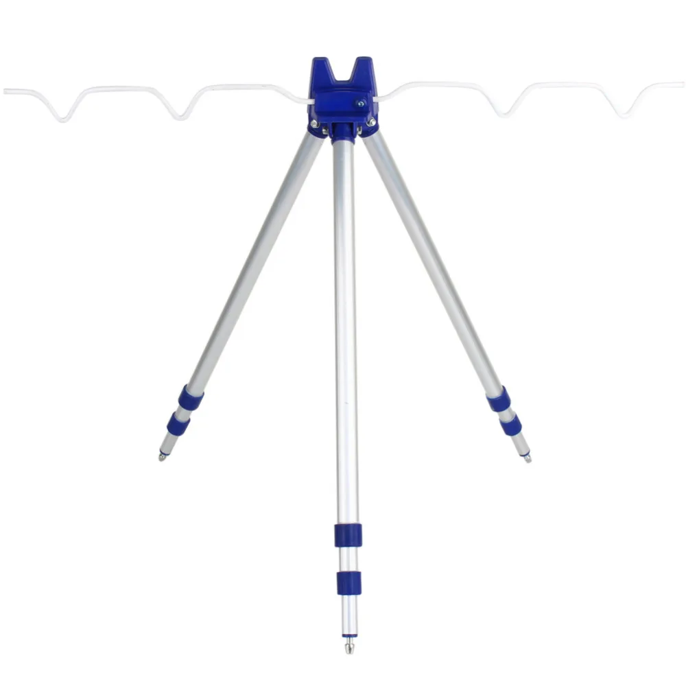 Fishing Rods Tripod Stand Rest for Sea Beach Coarse Shore Pier Tackle