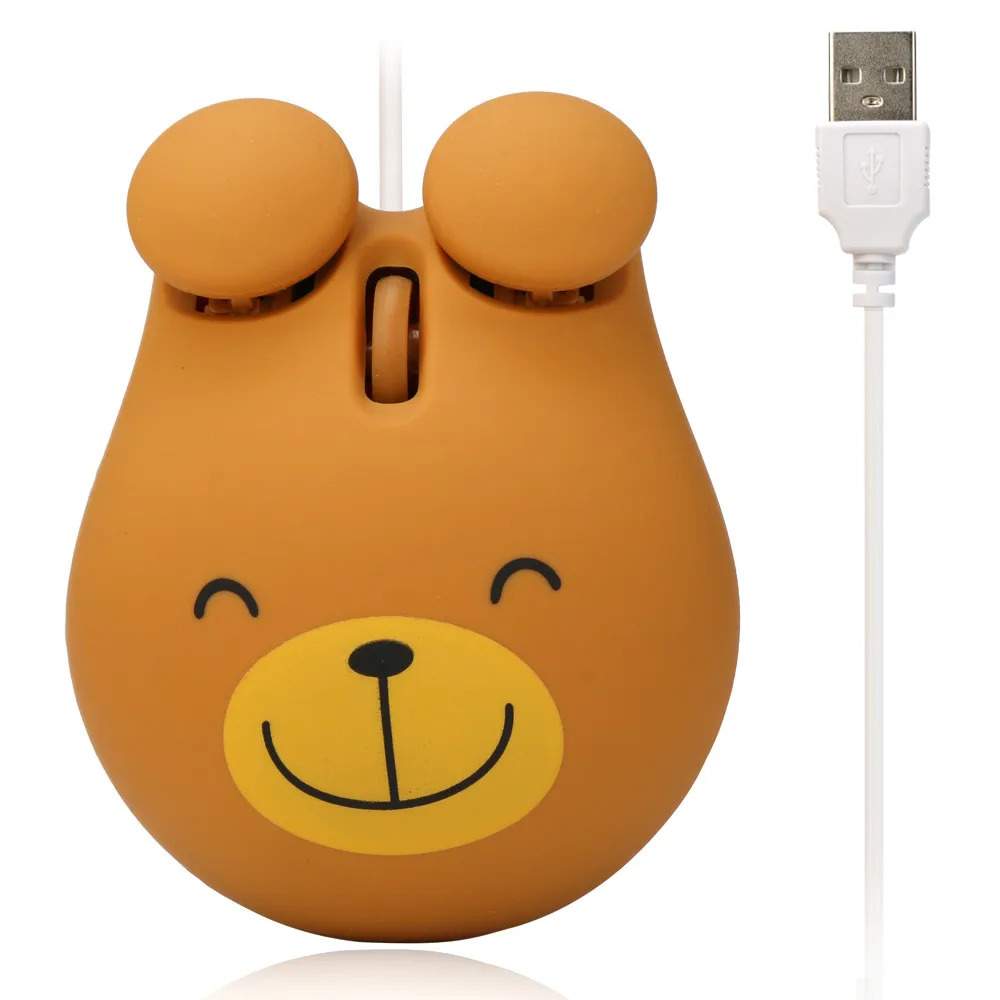 

Cute Animal Shape 1200 DPI USB Wired Optical Gaming Game Mice Mouse For PC Laptop Computer