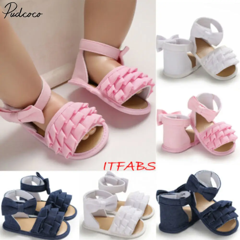 

Summer Sandals Baby Boys Girls Infant Soft Crib Shoes Cute Shoes Sandals