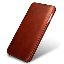 Классический защитный чехол-книжка из натуральной кожи на весь экран для Apple iPhone 6 6s Plus, кошелек, внешний держатель для карт, чехол для телефона s