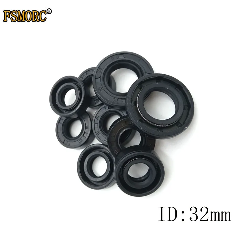 

TC-32*38*40*42*44*45*46*47*48*50*52*54*55*56*58*60*62*65*70*72*80*4/5/6/7/8/9/10/12 NBR Shaft Oil Seal Double lip spring rotary