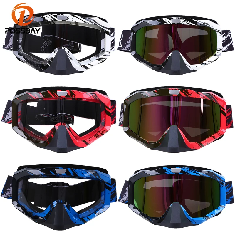 Posbay, уличные велосипедные очки, внедорожные очки для мотокросса, очки для катания на коньках, лыжные очки для кафе, шлем для гонщика, очки