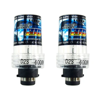

2 PCS 12V 35W D2S Bulb 4300 6000 8000 10000K D2S HID Replacement Bulb for Car Headlight