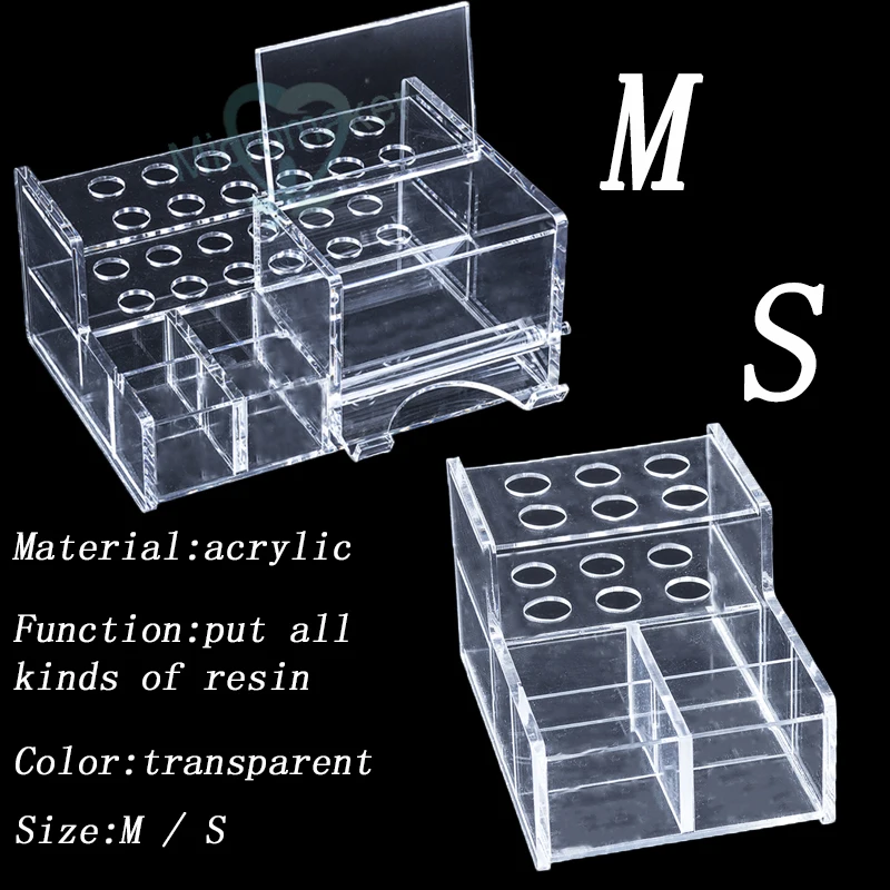1 шт. стоматологический акриловый Органайзер для шприца смолы клей аппликатор Высокое качество S/L для продажи