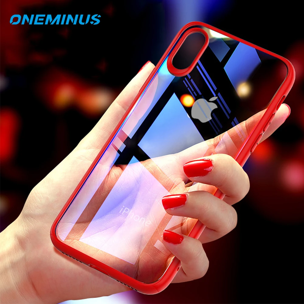 

for iphone Xs Max Case Hard PC +Soft silicone Back Cover for iphone X 7 8 Plus Cases XR Phone Case Slim Cover Coque bag Shell